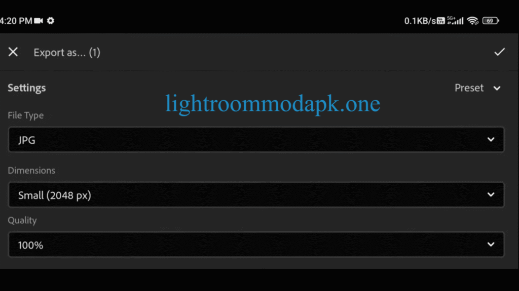 lightroom mod apk 